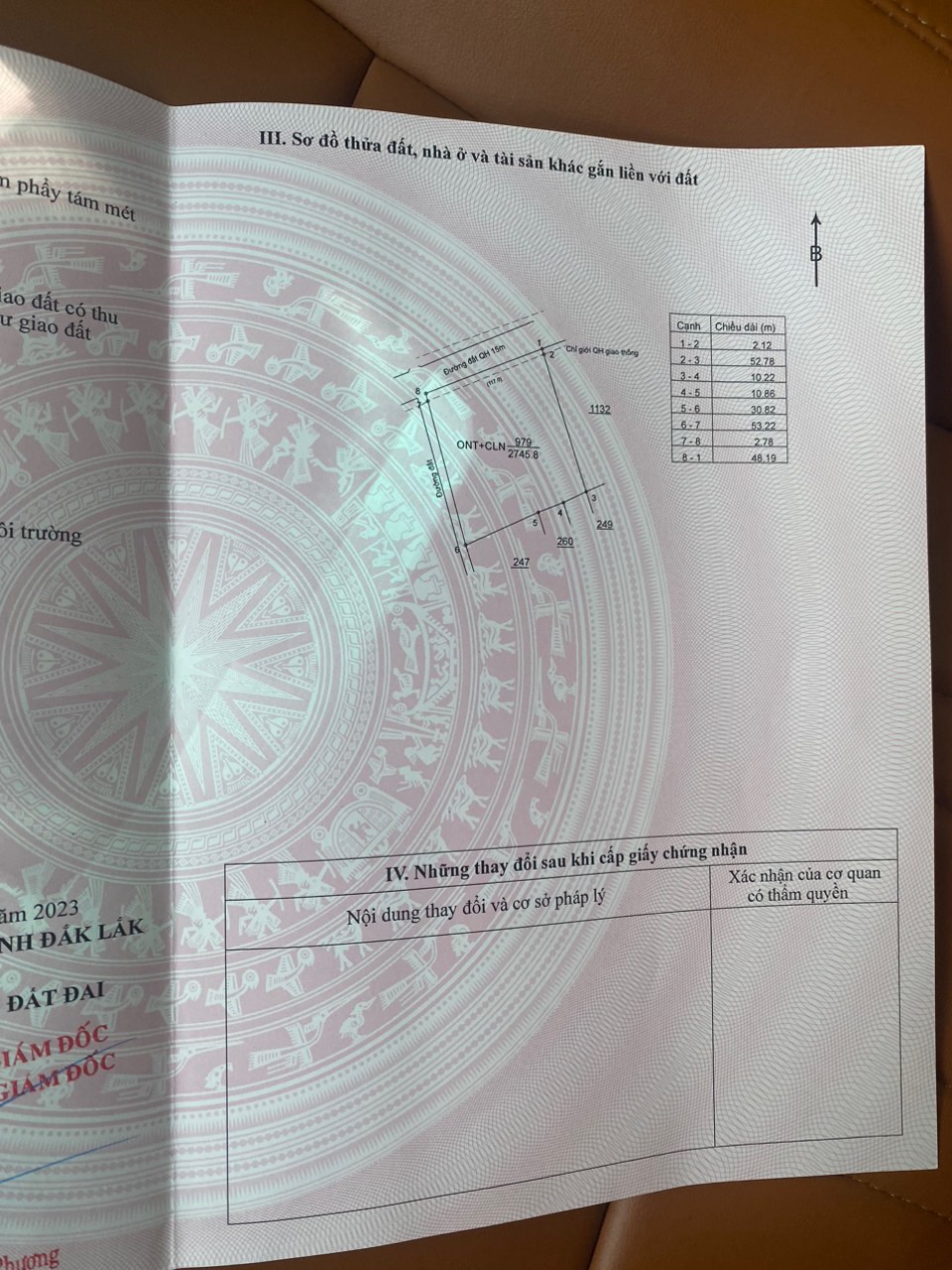 Bán đất thổ cư edrong