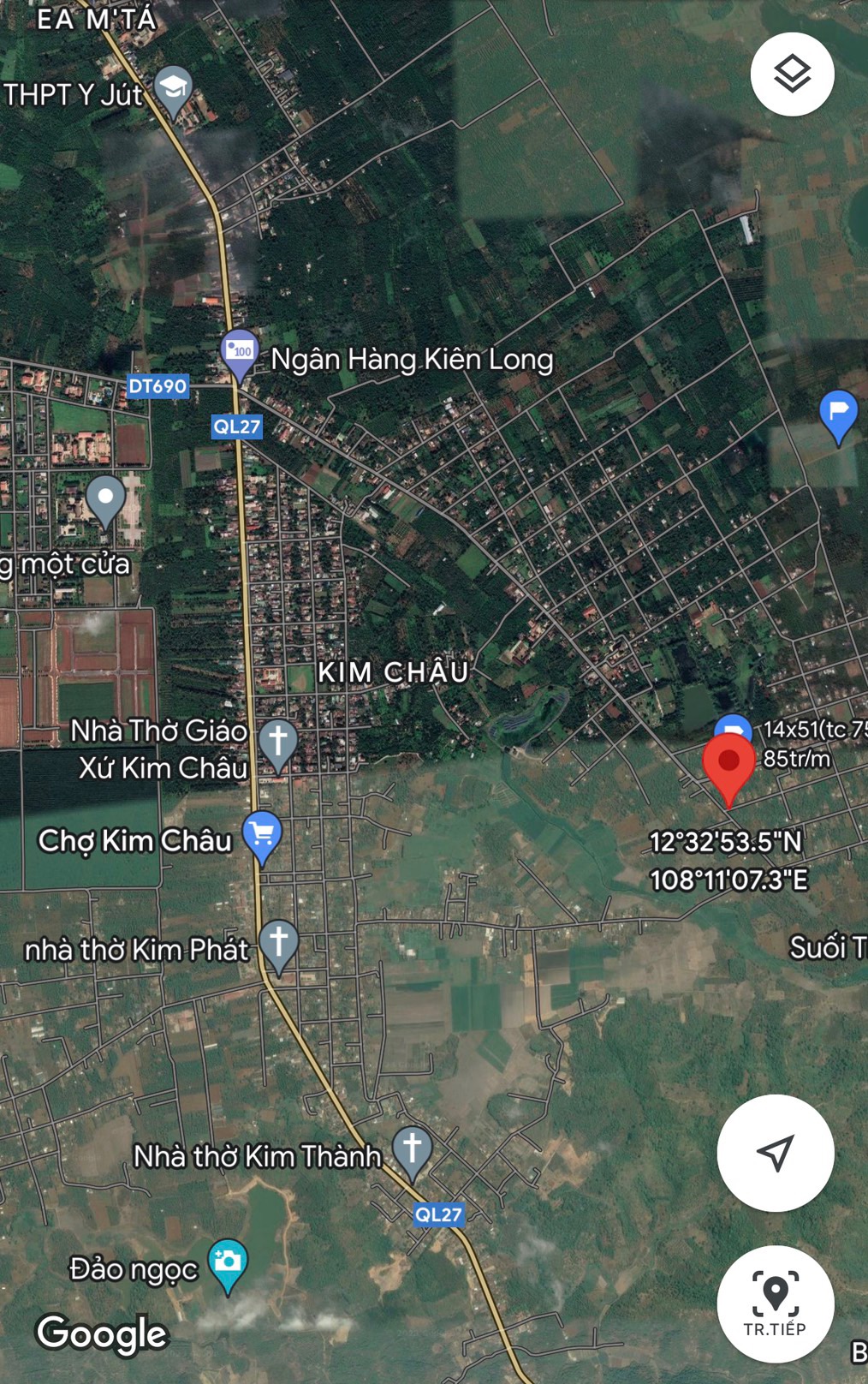 Bán đất ngay uỷ ban xa Eabhok huyện Cukuin