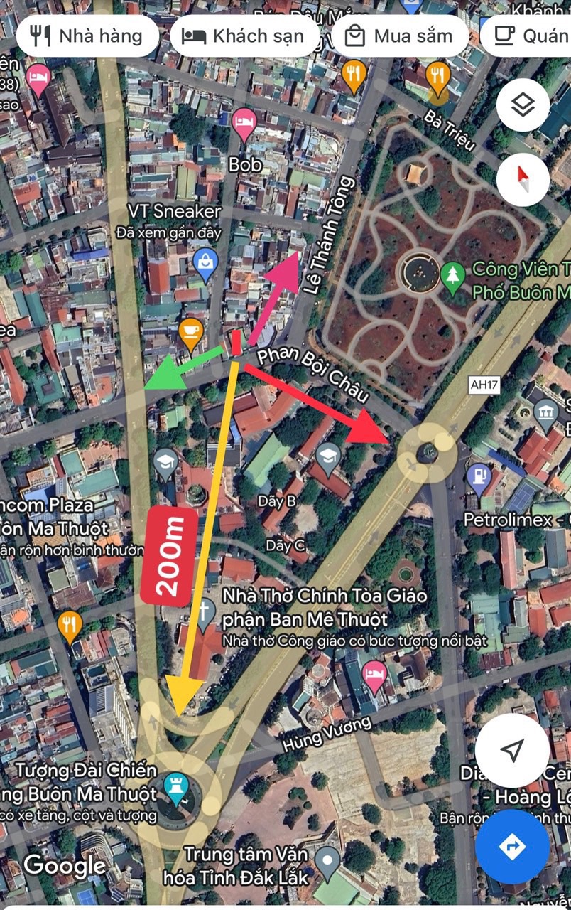 NHÀ MẶT TIỀN KINH DOANH ĐƯỜNG PHAN BỘI CHÂU - TP BMT DT 4.9X16 16 TỶ