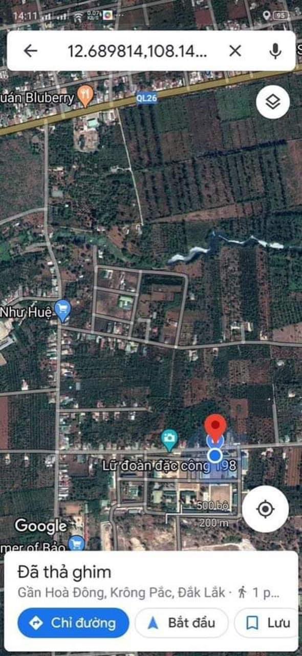 Bán Đất Hoà Đông - TP. BMT