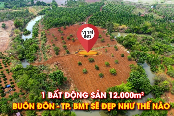 Bán đất sào view ôm suối buôn đôn