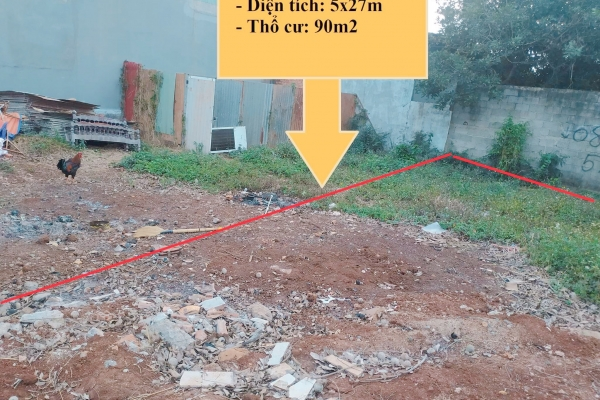 ĐẤT HẺM CẤP 1 GIẢI PHÓNG PHƯỜNG TÂN LỢI BMT DAKLAK